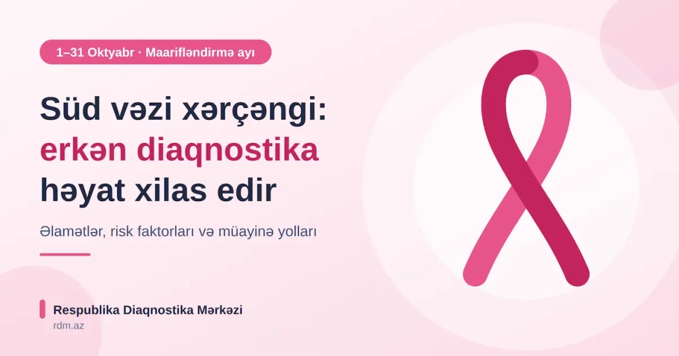 Süd vəzi xərçəngi: erkən diaqnostika həyat xilas edir