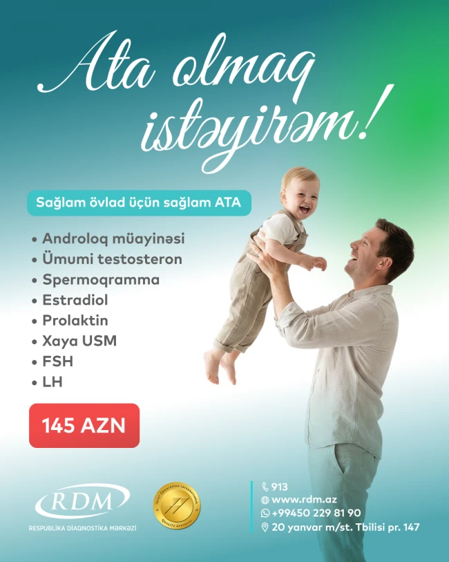Мужской Check‑Up за 145 AZN