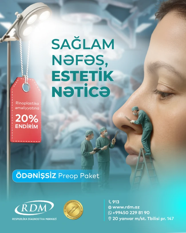 Rhinoplasty 20% Discount + Free Preop Package